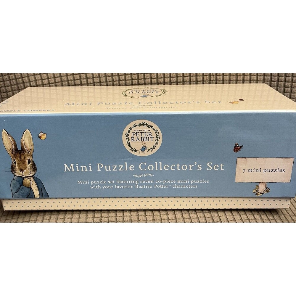 Beatrix Potter Peter Rabbit Mini Puzzles Collector’s Set 20 pc Set of 7 New
